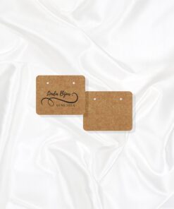 Tag de brinco Kraft