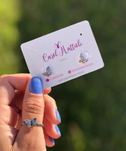 Tag colar e brinco personalizada
